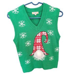 Girls Christmas Ugly Sweater Vest (small)